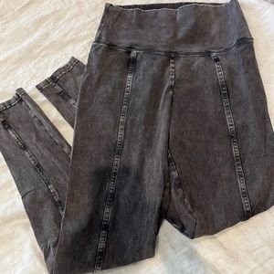 Aerie offline Long grey wash leggings